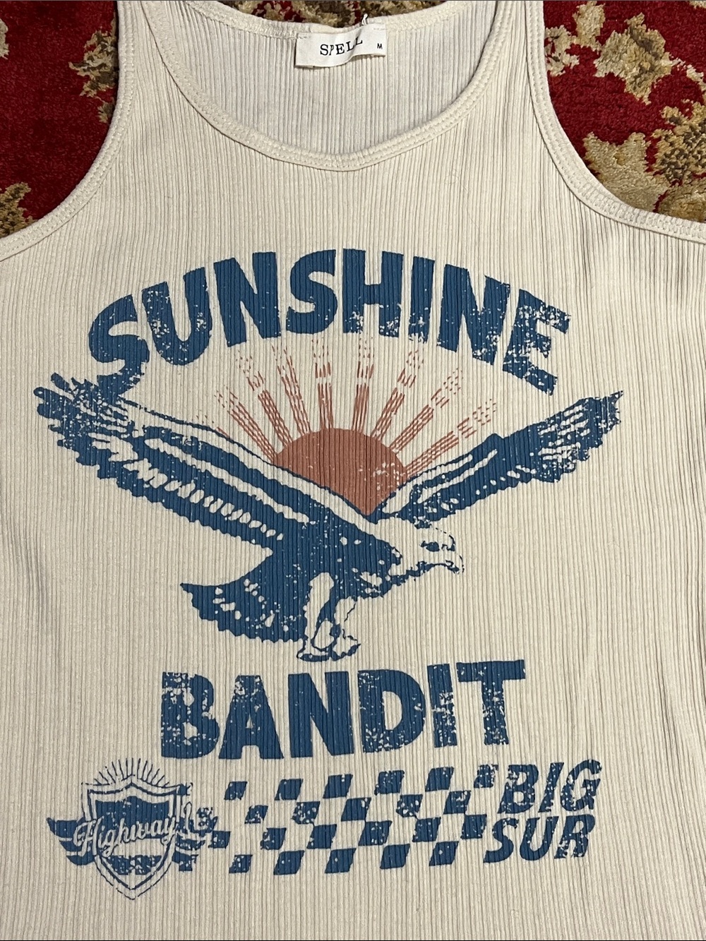 Spell Sunshine Bandit Tank - M Like New Washed condition! - Picture 2 of 8